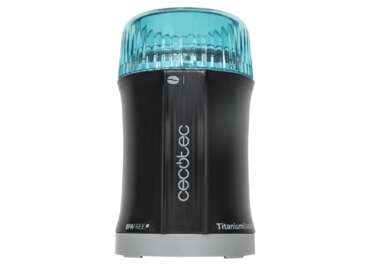 Cecotec TitanMill 200 Macinacaffè e Spezie 200W - Capacità 50gr - Lame Rivestite in Titanio - Contenitore in Acciaio Spazzolato - Senza Tossici