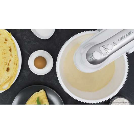 Cecotec PowerTwist 500 Gyro Frullatore a Frusta 500W - Ciotola Autogirante 3.5L - 5 Livelli Velocità - Funzione Turbo - Design Ergonomico