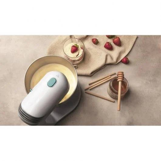 Cecotec Cecomixer Easy White Impastatrice Frullatrice 250W - Ciotola Acciaio Inossidabile 3,5L - Movimento Planetario - 6 Velocità