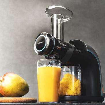Cecotec Juice & Live 2000 EasyClean Estrattore a Freddo 150W 70rpm - 3 Livelli di Estrazione - Filtro EasyClean - Tappo Antigoccia - Cilindro Doppia Uscita