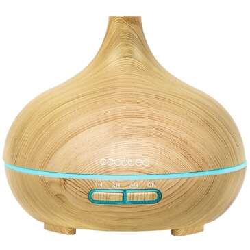 Cecotec Pure Aroma 300 Yang Umidificatore Ultrasonico e Diffusore di Aromi con Timer 10W - Capacità 300ml - Timer fino a 6h - 7 Colori LED - Funzione Aromaterapia - Ultrasilenzioso