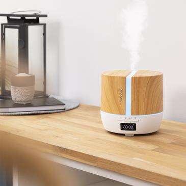Cecotec PureAroma 550 Connected White Woody Diffusore di Aromi 500ml Bluetooth - Display LED - Altoparlante - Timer 12h - 3 Modalità di Funzionamento - Copertura 30m2
