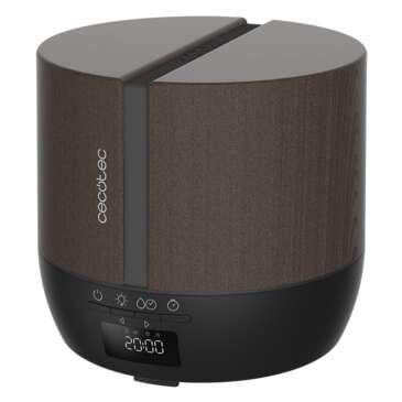 Cecotec PureAroma 550 Connected Black Woody Diffusore di Aromi 500ml Bluetooth - Display LED - Altoparlante - Timer 12h - 3 Modalità di Funzionamento - Copertura 30m2