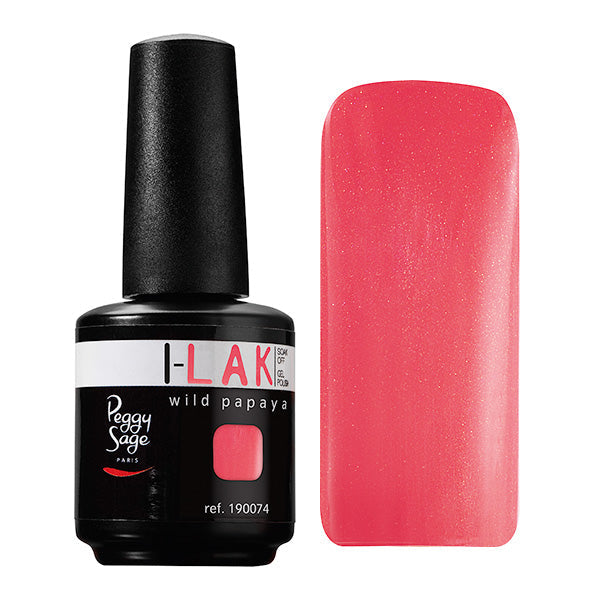 PEGGY SAGE  SOAK OFF GEL POLISH I-LAK - WILD PAPAYA - 15ML
