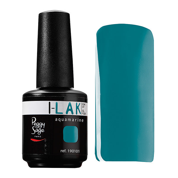 PEGGY SAGE  SOAK OFF GEL POLISH I-LAK - AQUAMARINE -15ML
