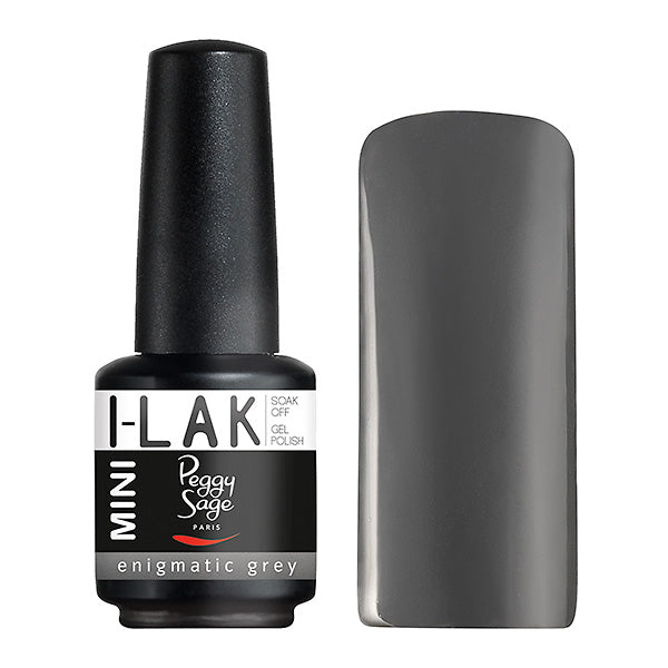 PEGGY SAGE  I-LAK SOAK OFF GEL POLISH ENIGMATIC GREY - 9ML