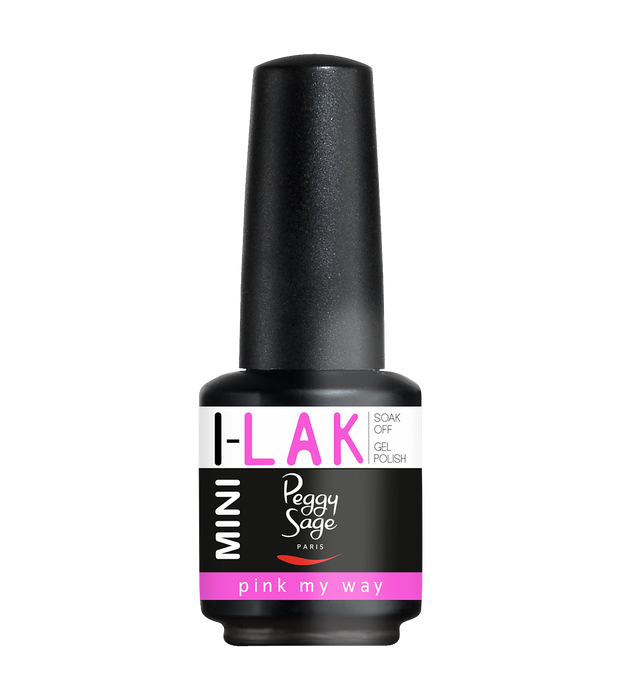 PEGGY SAGE  I-LAK SOAK OFF PINK MY WAY GEL POLISH - 9ML