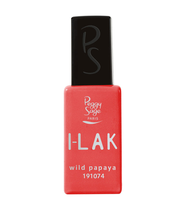 PEGGY SAGE  I-LAK SOAK OFF GEL POLISH WILD PAPAYA - 11ML