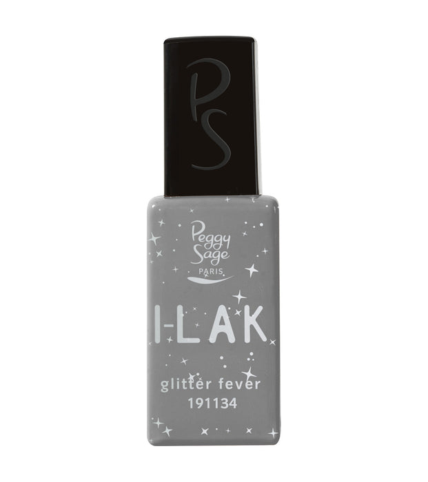 PEGGY SAGE  I-LAK SOAK OFF GEL POLISH GLITTER FEVER - 11ML