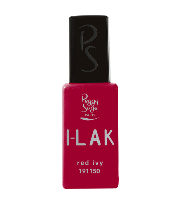 PEGGY SAGE  I-LAK SOAK OFF GEL POLISH RED IVY  - 11ML