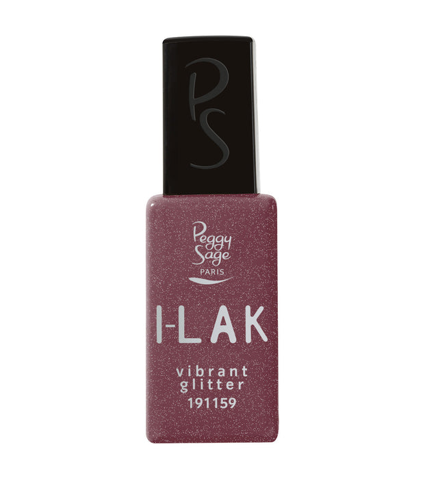 PEGGY SAGE  I-LAK SOAK OFF GEL POLISH VIBRANT GLITTER  - 11ML