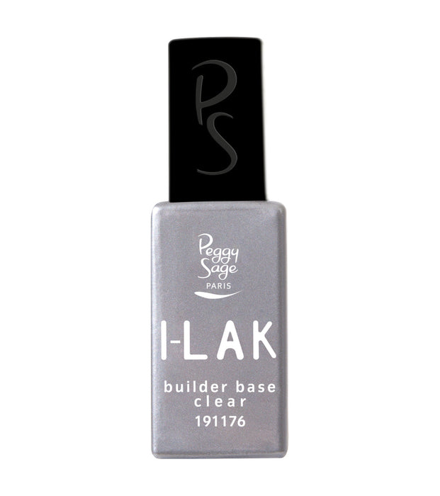 PEGGY SAGE  I-LAK SOAK OFF GEL POLISH BUILDER BASE CLEAR - 11ML
