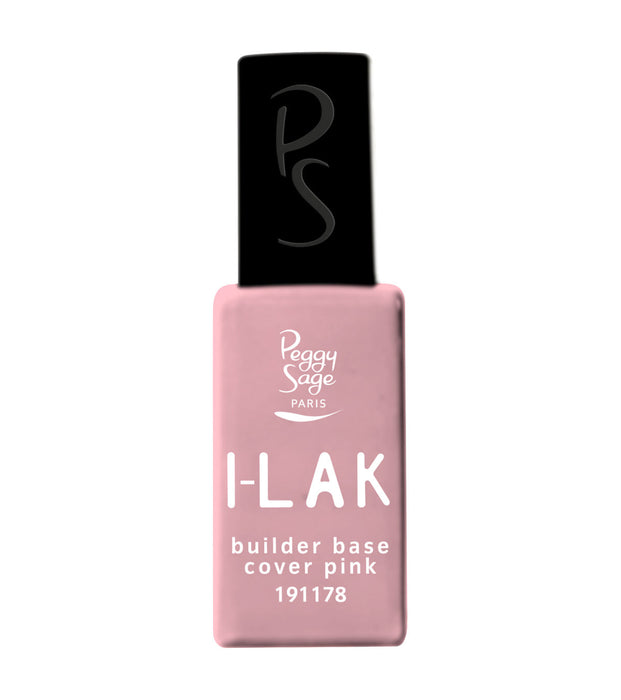 PEGGY SAGE  I-LAK SOAK OFF GEL POLISH BUILDER BASE COVER PINK -