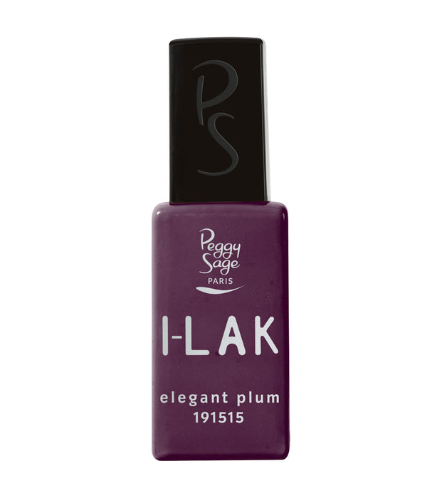 PEGGY SAGE  I-LAK SOAK OFF GEL POLISH ELEGANT PLUM - 11ML