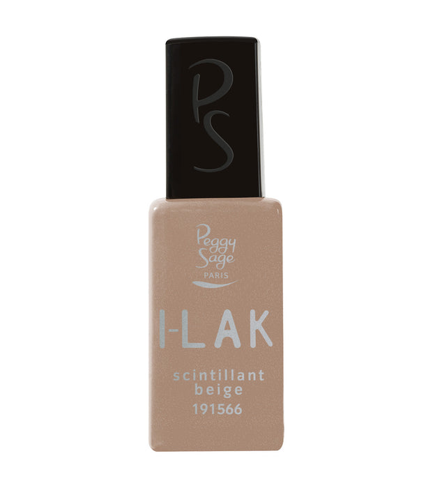 PEGGY SAGE  I-LAK SOAK OFF GEL POLISH SCINTILLANT BEIGE  - 11ML