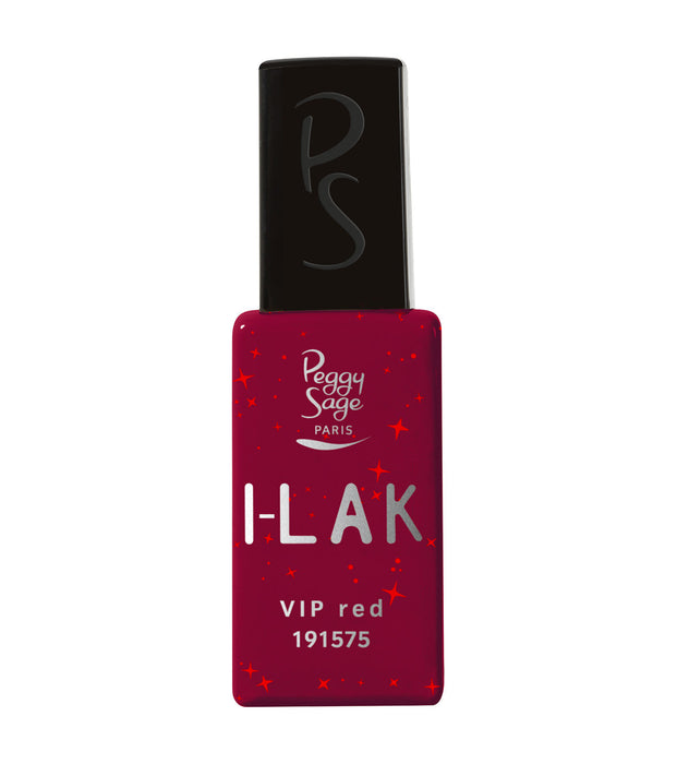 PEGGY SAGE  I-LAK SOAK OFF GEL POLISH VIP RED - 11ML