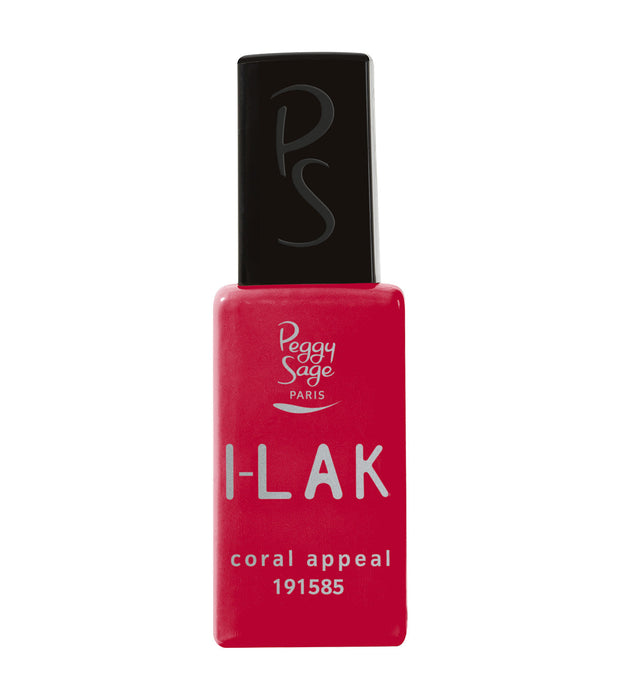 PEGGY SAGE  I-LAK SOAK OFF GEL POLISH CORAL APPEAL  - 11ML