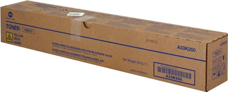 Konica Minolta TN321 Cartuccia Toner Giallo Originale - TN321Y/A33K250