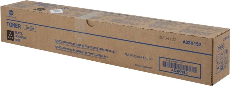 Konica Minolta TN512 Nero Cartuccia Toner Originale - TN512K/A33K152