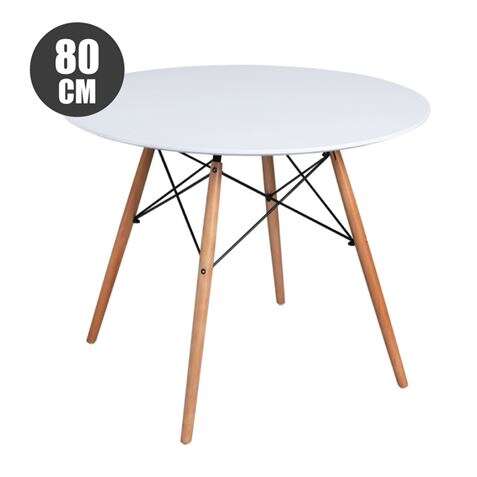 Muvip Tavolo Rotondo Design D500 80cm - Colore Bianco
