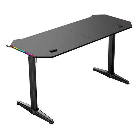 Tavolo Gaming Muvip PRO1600 XL - Motorizzato - Fibra di Carbonio - Illuminazione RGB Sound