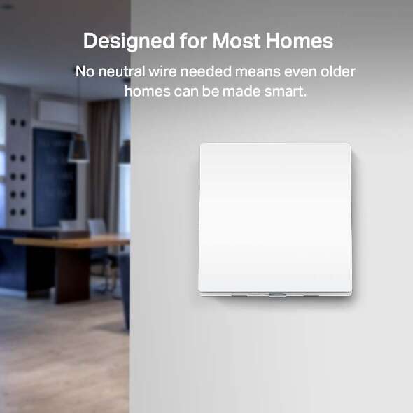 TP-Link Tapo S210 Interruttore Semplice Luce Intelligente WiFi - Controllo da App - Controllo Vocale - Programmazione Oraria - Installazione Facile