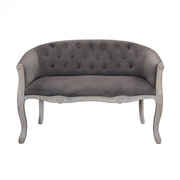 Divano elegante con capitonné in tessuto di lusso Divani Hobby Shop Solution   