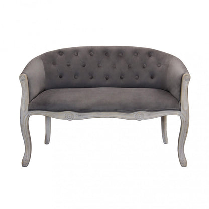 Divano elegante con capitonné in tessuto di lusso Divani Hobby Shop Solution   