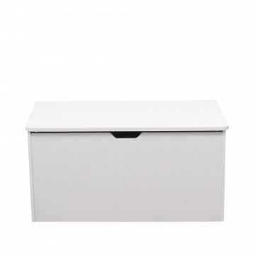Porta giochi in truciolare bilaminato bianco 78x38x40 cm