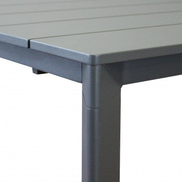 Tavolo alluminio verniciato struttura estendibile 165/215 x 85 cm