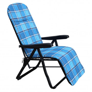 Sdraio automatica in acciaio e tessuto, dimensioni ergonomiche, peso 14,8 kg