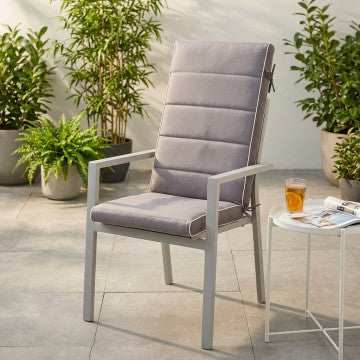 Cuscino king size sfoderabile idrorepellente in poliestere grigio