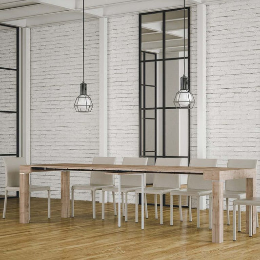 Itamoby Consolle Allungabile Rovere Natura - Tavolo da Pranzo Trasformabile fino a 300 cm
