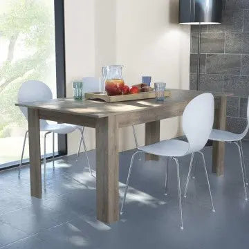 Tavolo Gemma Rovere Chiaro - Dimensioni: cm 160/200 x 90 x 75 h Tavoli da cucina e sala da pranzo Hobby Shop Solution   