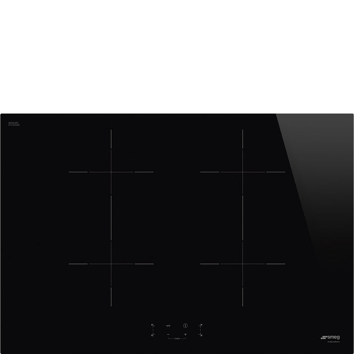 Piano Cottura Smeg Incasso Induzione 70cm 4 Zone Nero
