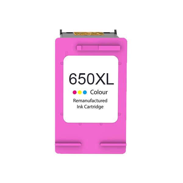 Rigenerato HP 650XL Colore Cartuccia d'Inchiostro - Sostituisce CZ102AE
