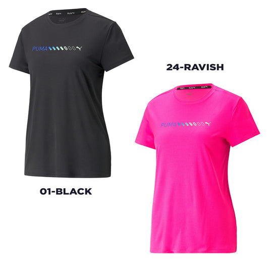 Puma run logo ss tee w 523266