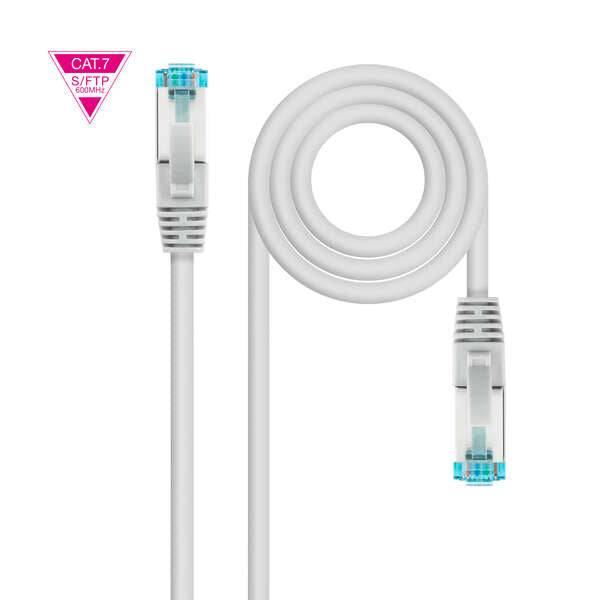 Nanocable Cavo Rete Ethernet Cat.7 LSZH SFTP PIMF AWG26 20m - Colore Grigio