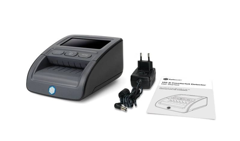 Safescan 155-S Detector de Billetes Falsos - 7 Sistemas de Verificacion - Deteccion y Recuento - Pantalla LCD