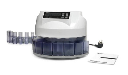 Safescan 1250 Contamonete e Classificatrice - 220 Monete al Minuto - Capacità fino a 500 Monete