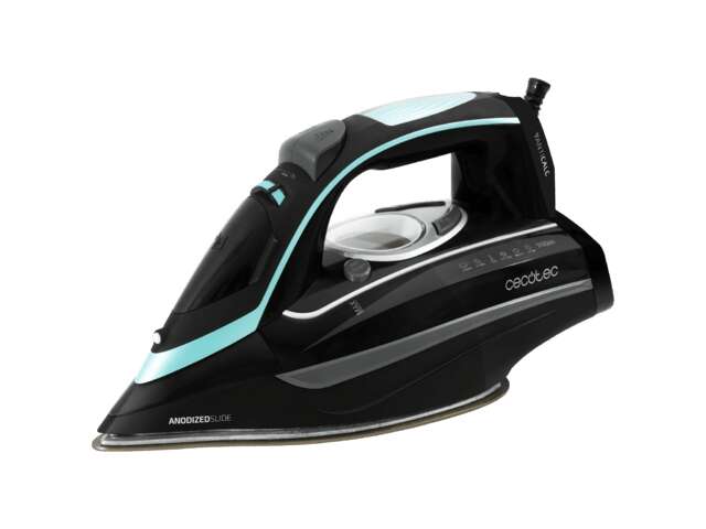 Cecotec 3D ForceAnodized 750 Smart Ferro a Vapore 3100W - Colpo di Vapore 200gr/min - Doppia Piastra Anodizzata - Display LCD - Vapore Continuo 65gr/min - Serbatoio 400ml - Anticalcare - Spegnimento Automatico - Modalità Eco