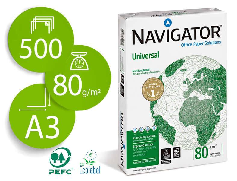 Navigator Carta A3 80gr 297x420mm (500 Fogli) Bianca