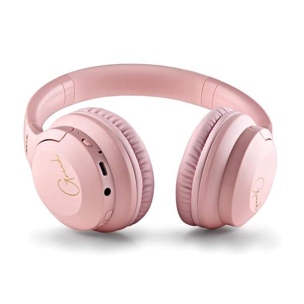 NGS Artica Greed Cuffie Bluetooth 5.1 con Microfono - Fascia Regolabile - Padiglioni Imbottiti - Autonomia fino a 46h - Vivavoce - Colore Rosa
