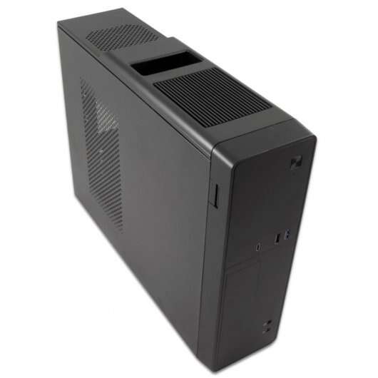 CoolBox T310 Slim Case Tower Micro ATX, Mini ITX - Dimensioni HDD 2.5", 3.5" - USB-2.0, USB 3.0, USB-C - Alimentatore 500W - Colore Nero
