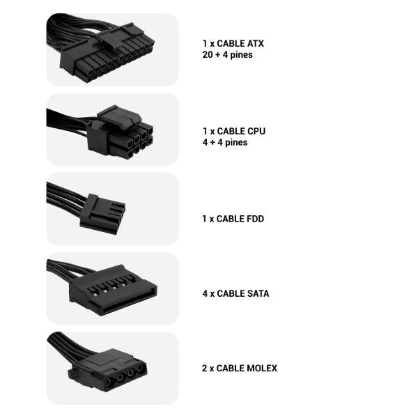 CoolBox Basic 500GR Alimentatore 500W - Ventola 120mm