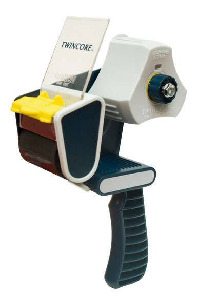 Apli Dispenser Nastro Adesivo - per Rotolo Standard e Compatto - Facile da Usare e Caricare - Robusto e Durevole - Bianco