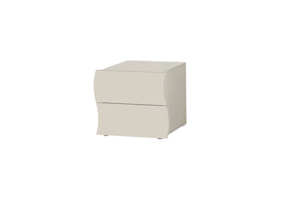 Comodino ONDA 2 cassetti Cachemire - sfondo bianco