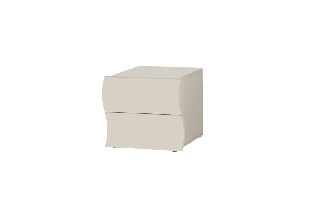 Comodino ONDA 2 cassetti Cachemire - sfondo bianco