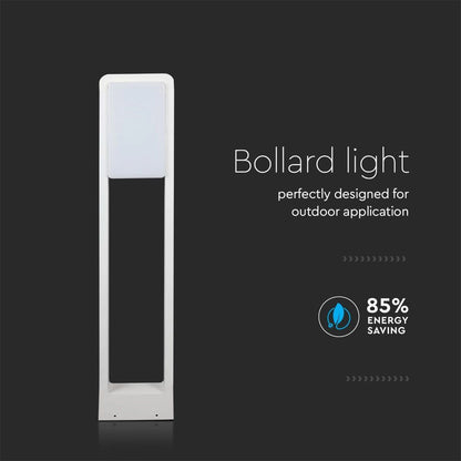 Illuminazione da esterno Bollard light bianca, design moderno, energia risparmiata, dimensioni 800mm, perfetta per giardini e vialetti