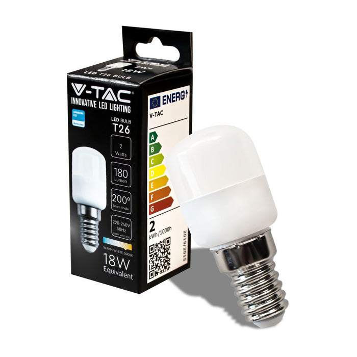Lampadina LED E14 2W Bianco Caldo Chip Samsung 3000K